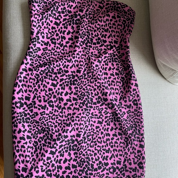 Likely Dress pink animal print size 8 - Picture 6 of 8